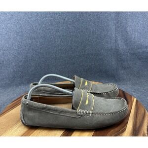 GH Bass & Co Shoes Mens 10M Monte Slip On Green Suede Penny Loafer Derby